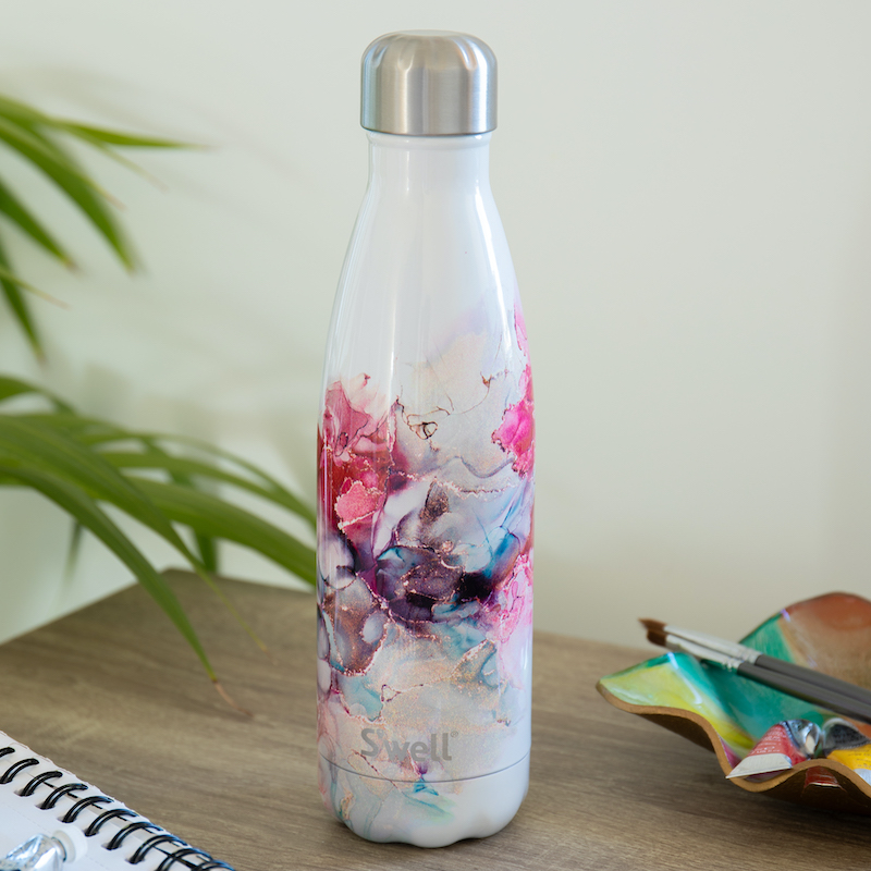 S’well Drikkeflaske 500ml. i farge Rose Marble