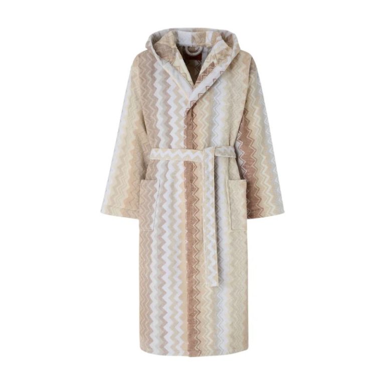 badekåpe giacomo 21 i beigetoner fra Missoni home