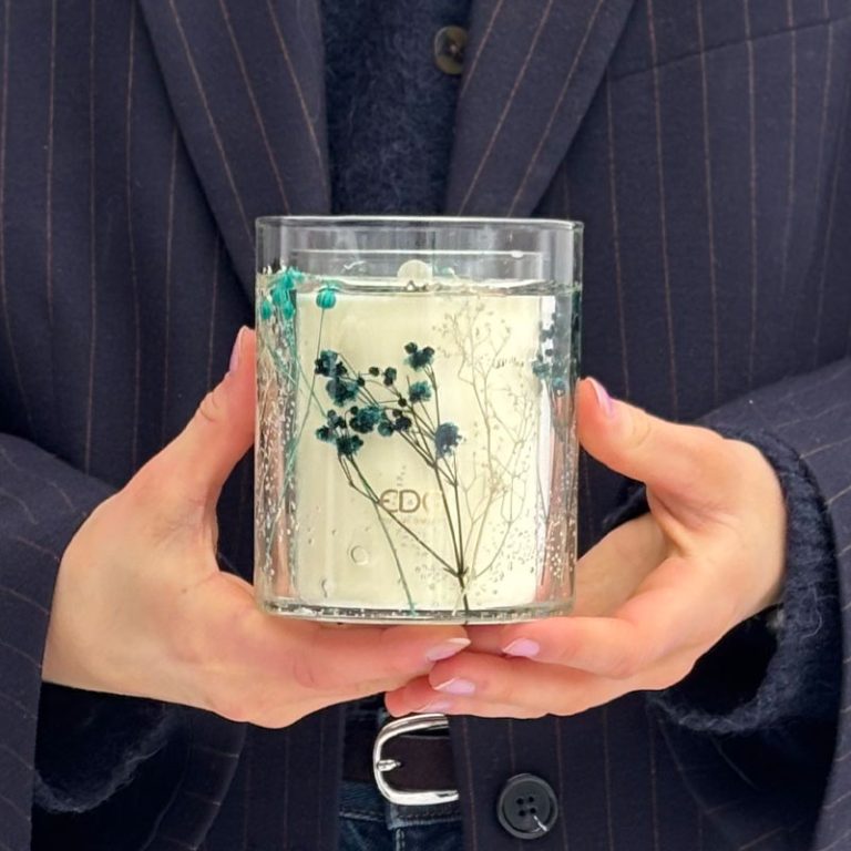 duftlys Florette med duften soft cotton fra edg