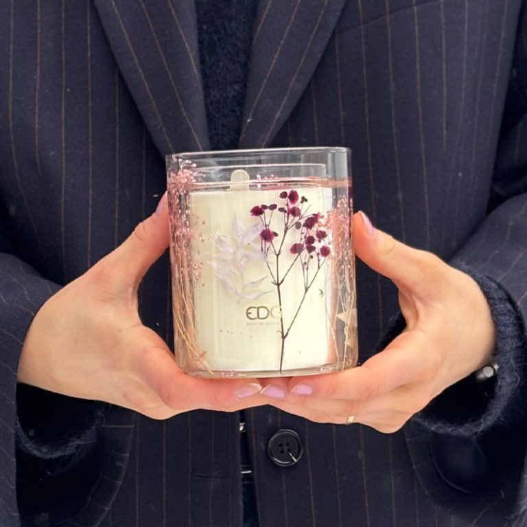 duftlys Florette med duften lotus jasmine fra edg