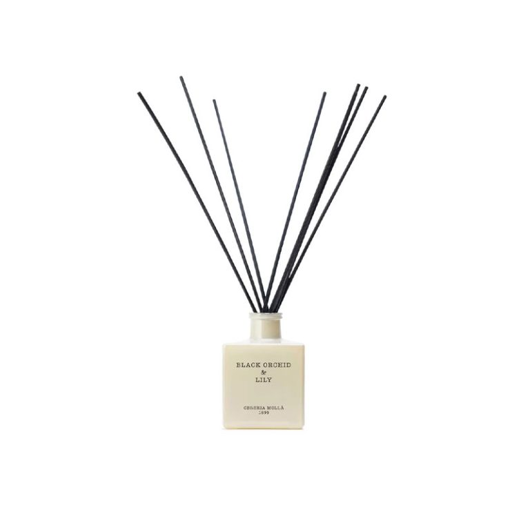 duftpinner 100 ml i kremhvit beholder i duften orchid & Lily