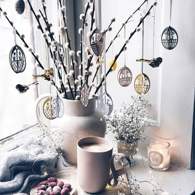 metall påskeegg 3 stk fra jette frölich