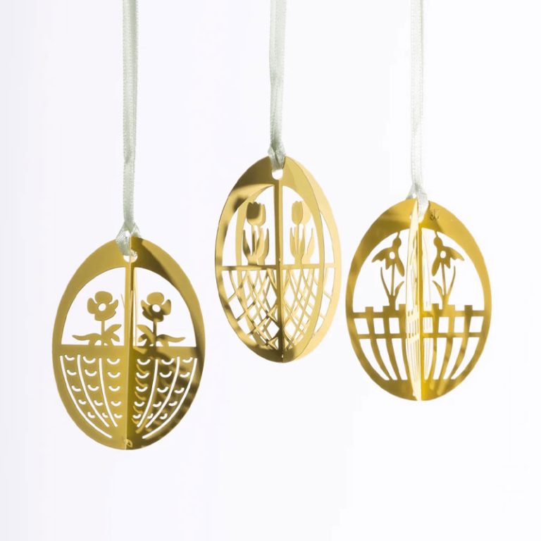 metall påskeegg 3 stk fra jette frölich