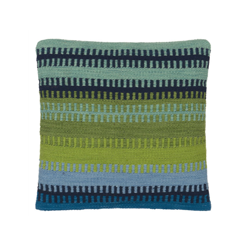 muturi cobalt utendørs pute med striper i 50x50 cm fra designers guild