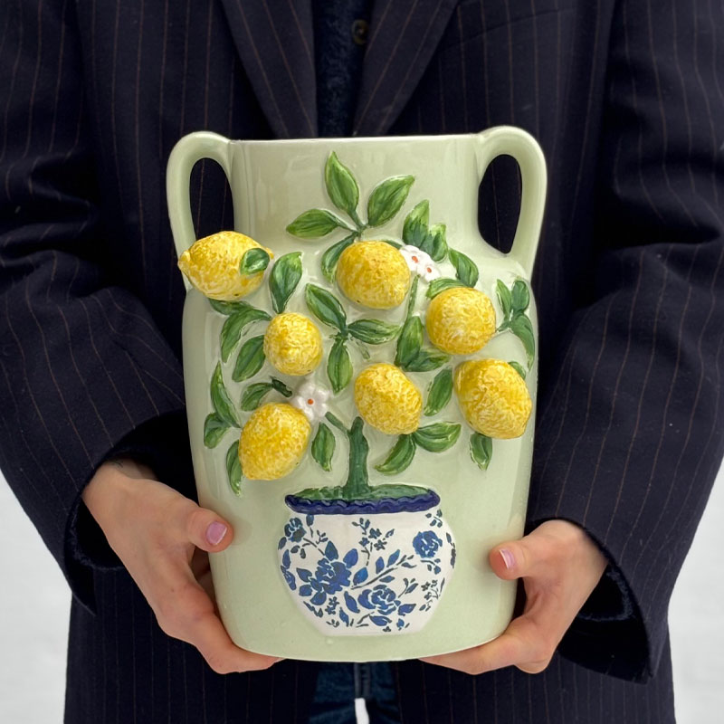 vase med sitroner fra edg