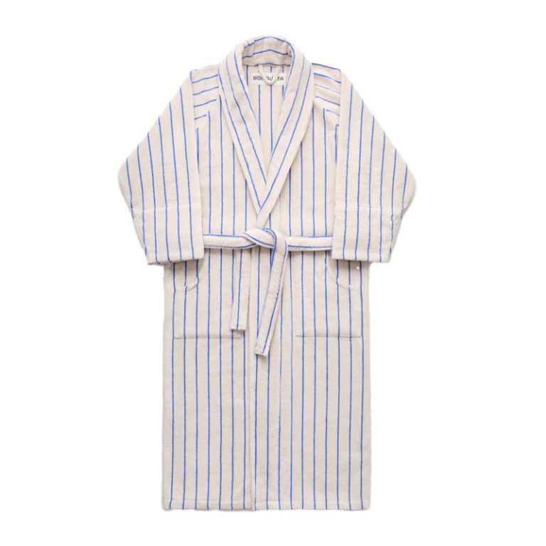 naram badekåpe i fargen moonbeam og ultramarine fra bongusta
