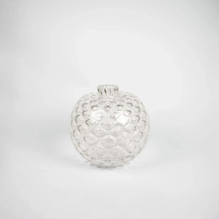 pavona vase i klart glass fra olsson og jensen