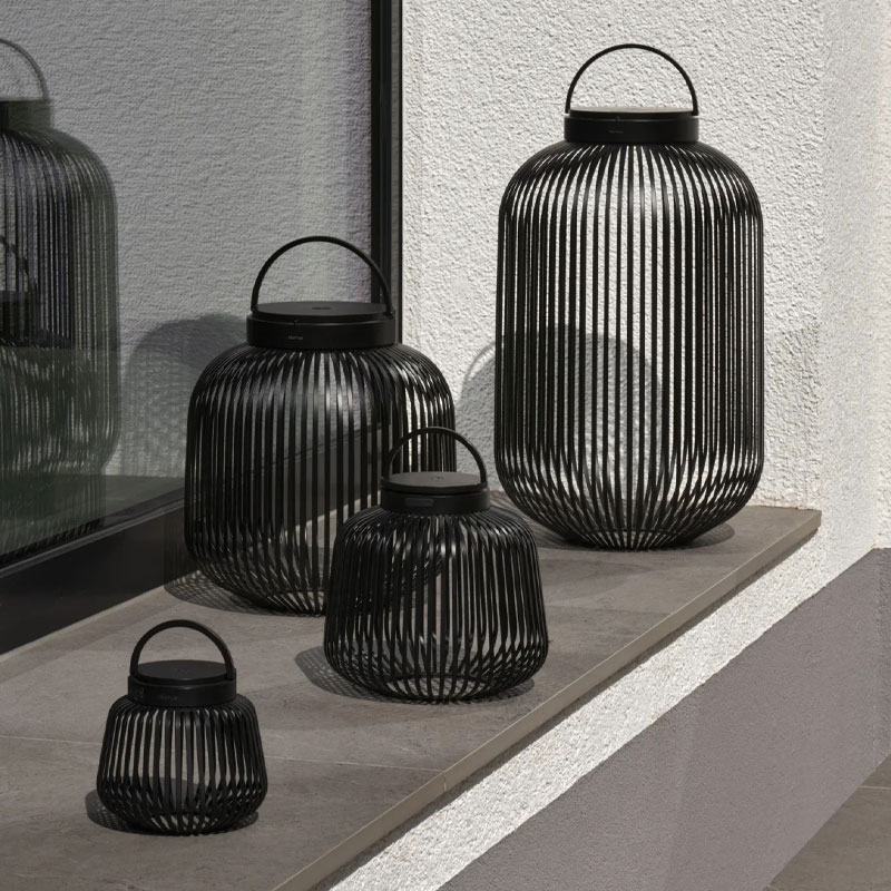 LITO led lampe sort I medium fra blomu