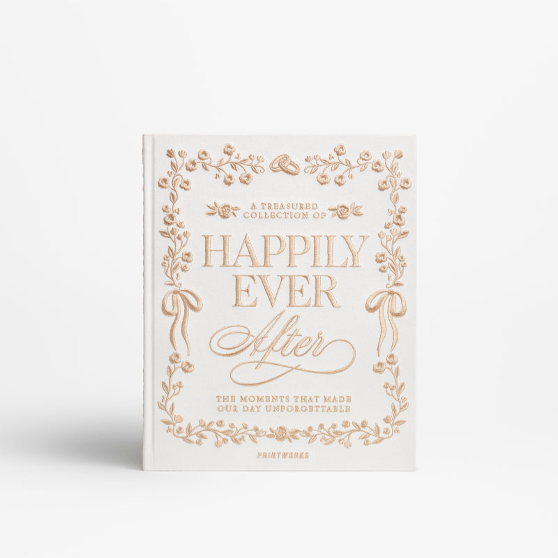 happily ever after fotalbum til bryllup fra printworks