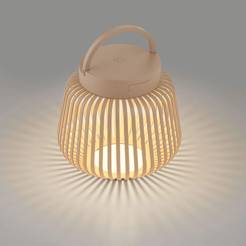 Lito led oppladbar utelampe I beige fra blomus
