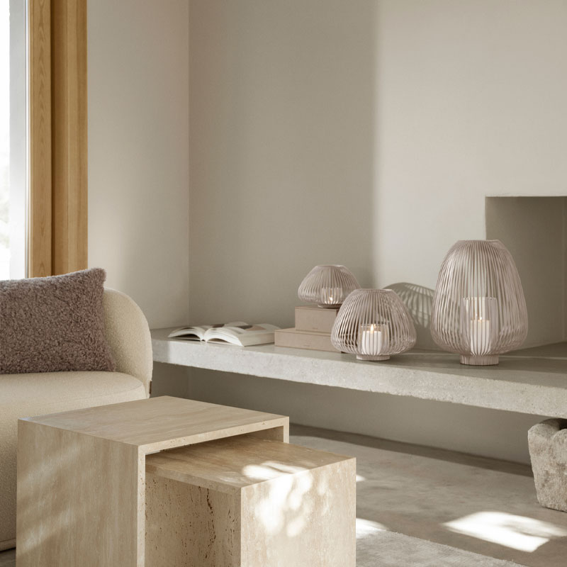 lyva lanterne I beige fra blomus