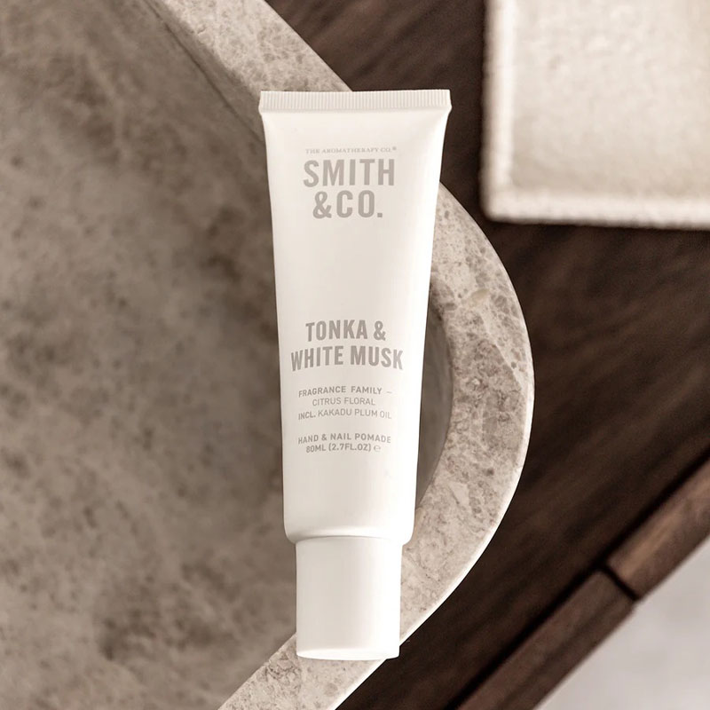 håndkrem i duften Tonka og musk fra SMith & CO