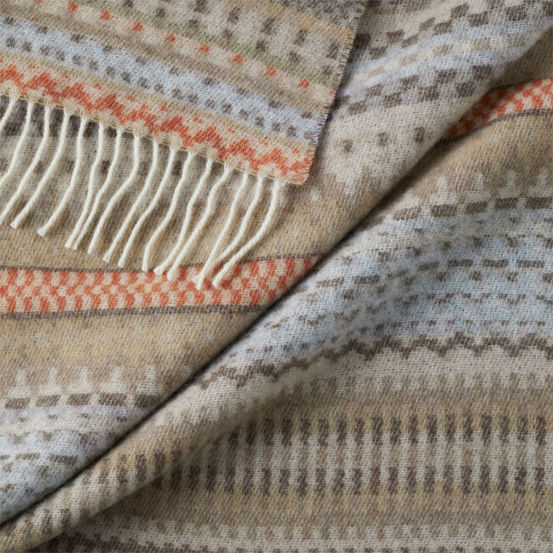 Alana Heritage skjerf i multi light fra kuitty Sablu
