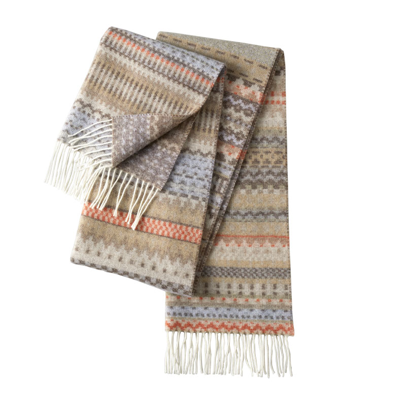 Alana Heritage skjerf i multi light fra kuitty Sablu