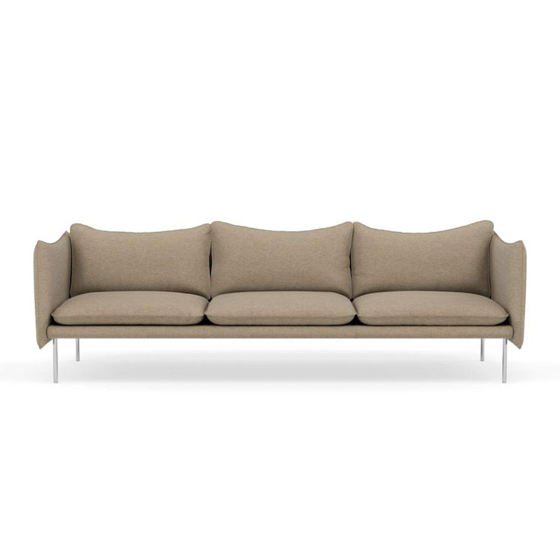 Tiki 3-seter sofa i ecriture fra fogia