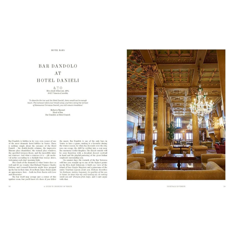 A guid to drinking in Venice coffee table book fra new mags
