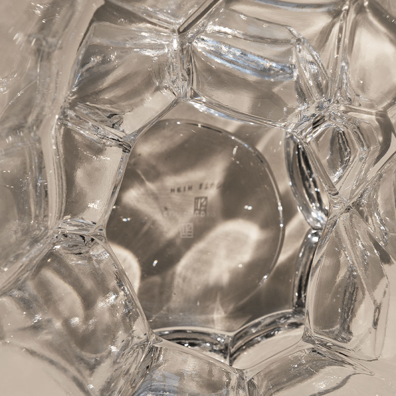 Reflection vase I klart glass fra hein studio