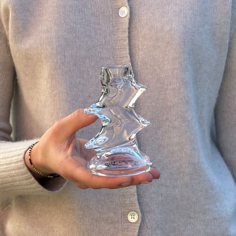 Silva lysestake liten i klart glass fra olsson og jensen