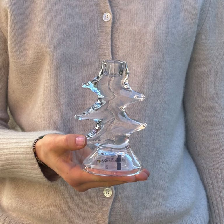 Silva lysestake stor i klart glass fra olsson og jensen