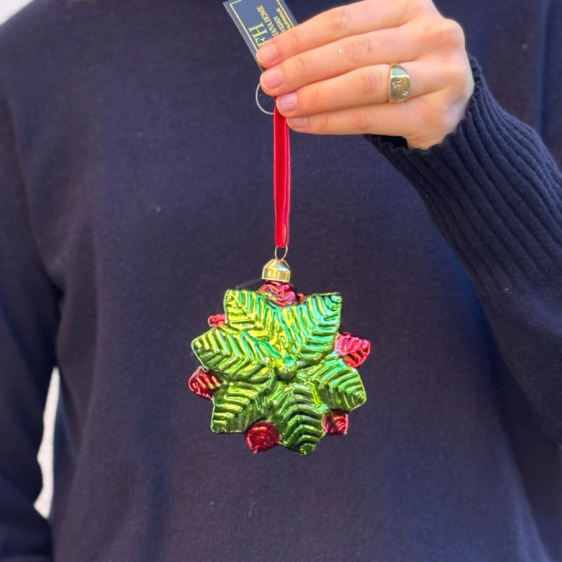 juleornament blomst fra filipiniana