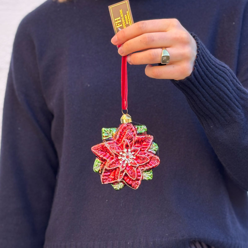 juleornament blomst fra filipiniana