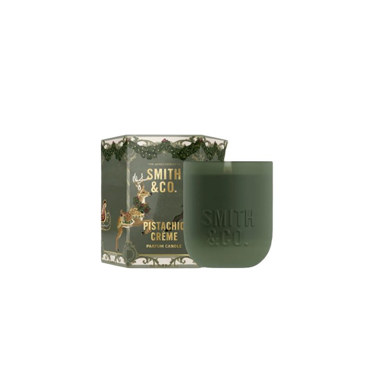 duftlys i duften pistachio creme fra smith and co