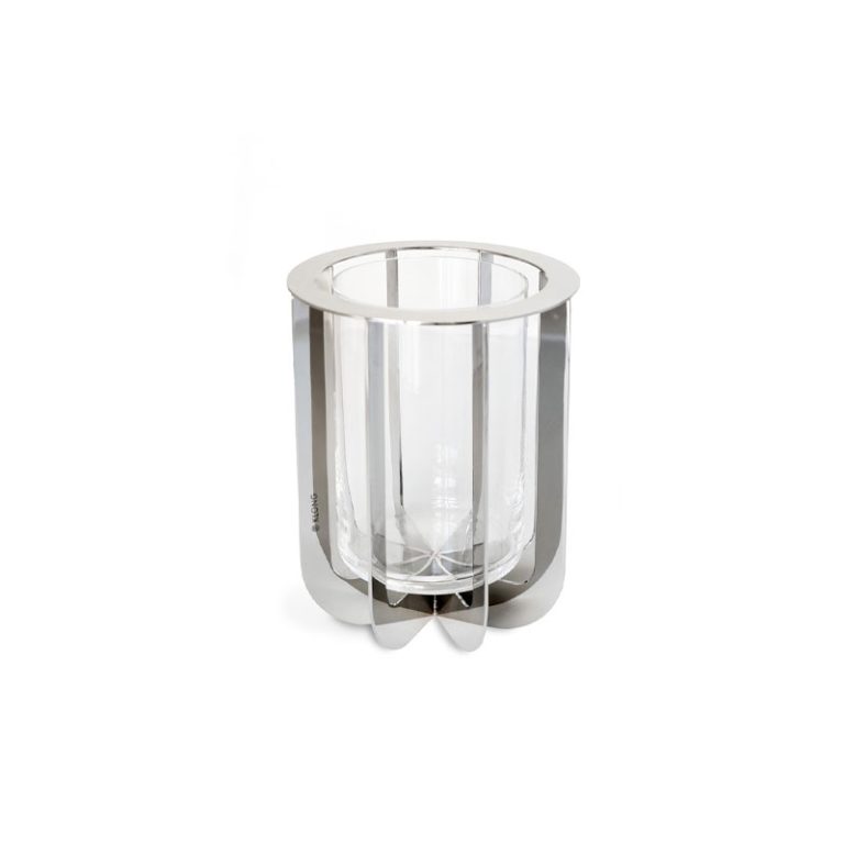 Jazz vase i nikkel fra Klong