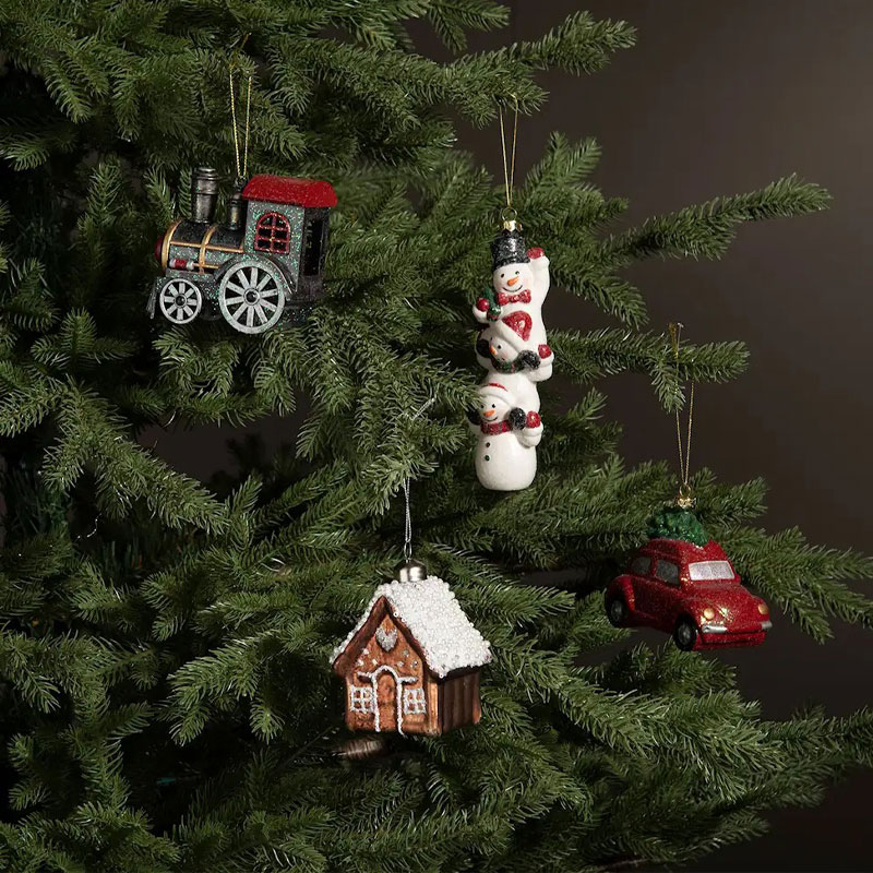 juleornament pepperkakehus fra alot