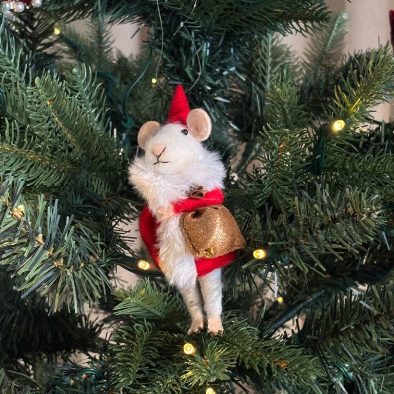 juleornament nisse i ull fra alot