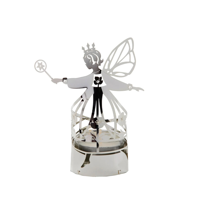 lysholder med fe i sølv fra Jette Frölich design