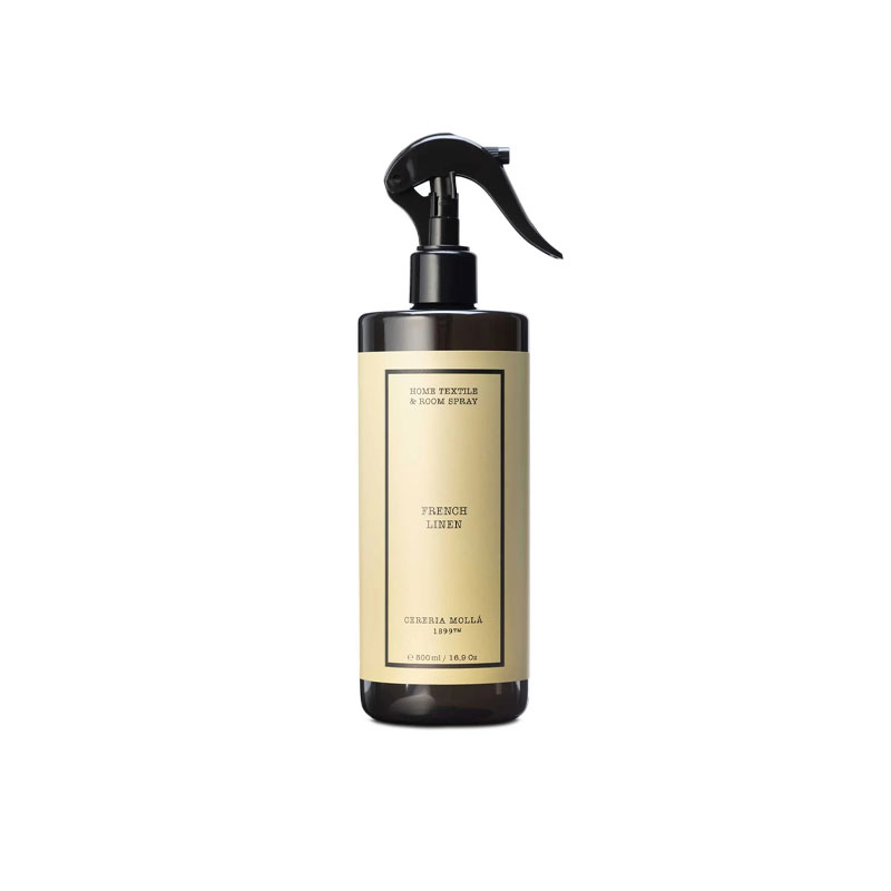 romspray i duften French linen fra cereria molla