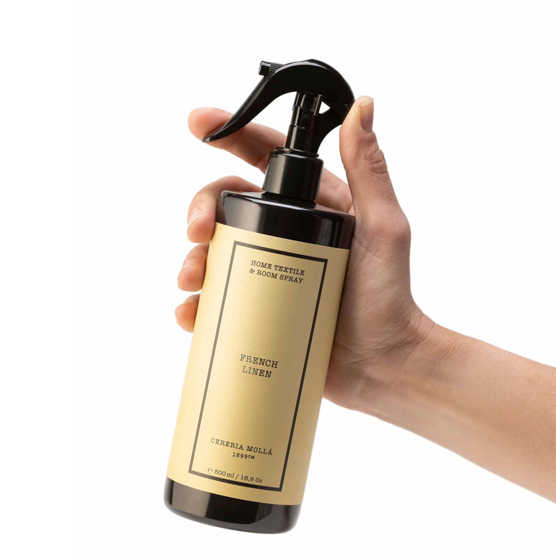 romspray i duften French linen fra cereria molla